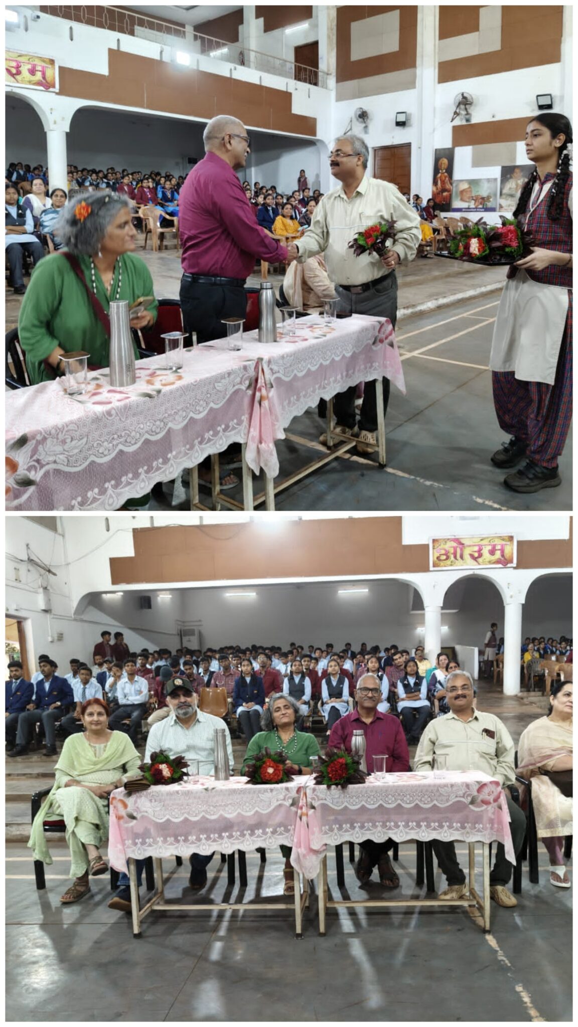 *डी ए वी किरंदुल में ब्रह्मोस मिसाइल के पूर्व डायरेक्टर जनरल का आगमन*