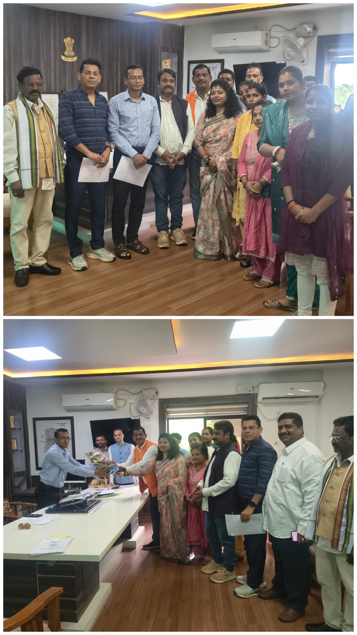 *भारतीय मजदूर संघ द्वारा एनएमडीसी में स्थानीय भर्ती सहित 14 सूत्रीय मांगों क़ो लेकर प्रधानमंत्री के नाम कलेक्टर क़ो दिया गया ज्ञापन*