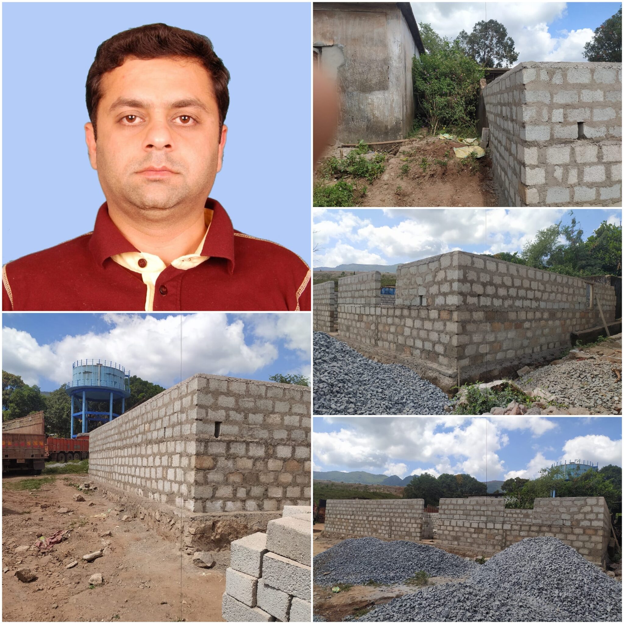 *ट्रांसपोर्ट नगर की नजूल भूमि पर अवैध निर्माण, नगरपालिका ने ठेकेदार को थमाया नोटि*